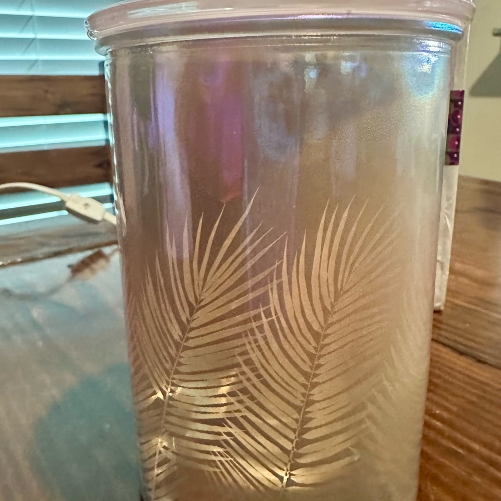 Pink Palm Scentsy Warmer